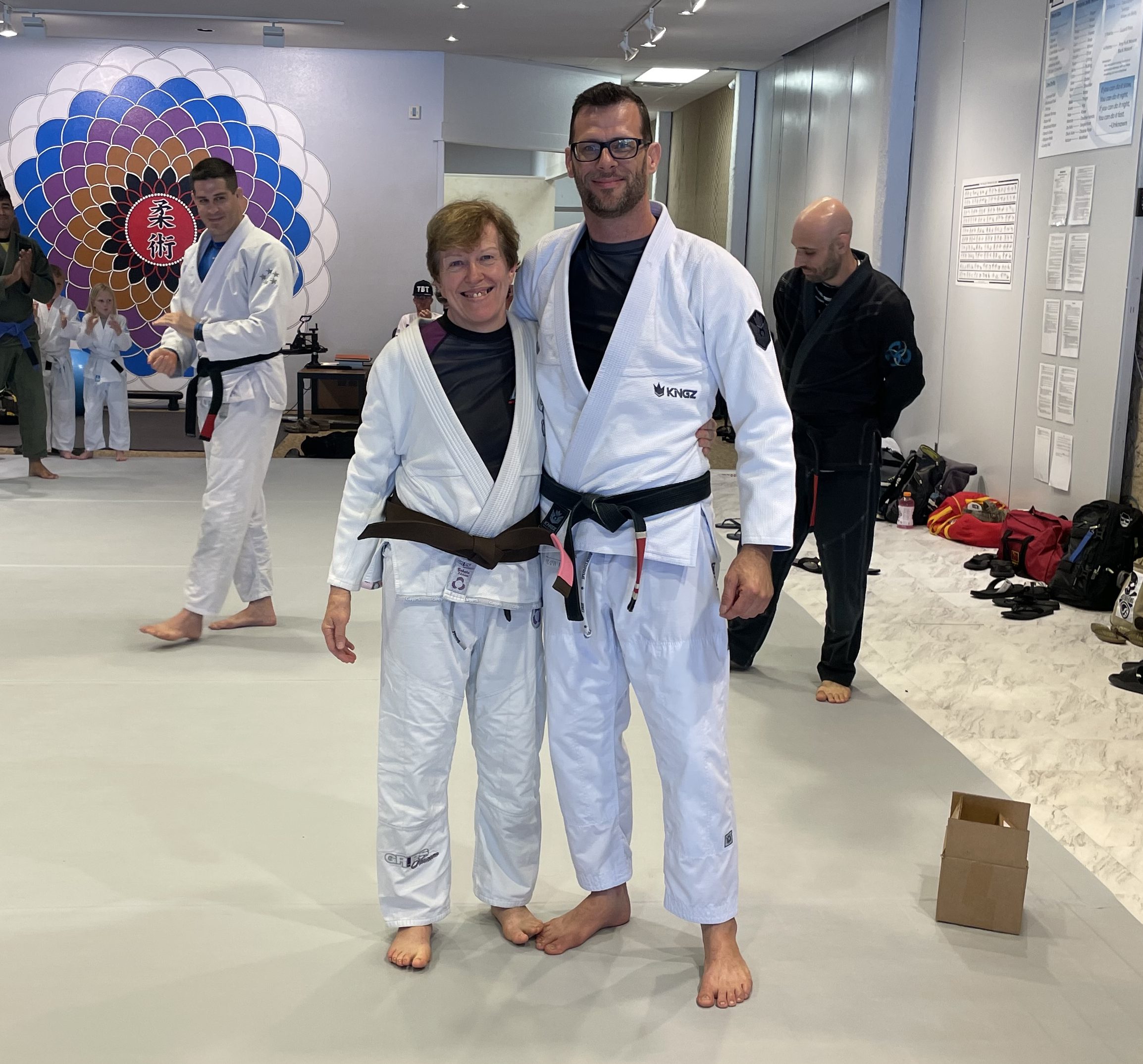 Kerri receives brown belt